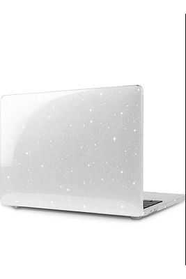 Apple Macbook Air 13.6" 2022 M2 Çip A2681 Kılıf 360 Derece Simli Parlak Tam Korumalı Protective Case ürün fotoğrafı