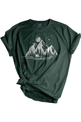 Store Unisex Baskılı Tişört Outdoor Normal Kalıp Tshirt ürün fotoğrafı