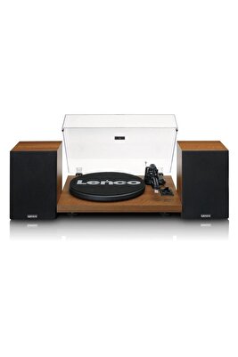 Ls-480wd Dahili Amplifikatörlü Bluetooth 2 Harici Hoparlörlü Plak Çalar Pikap Ahşap ürün fotoğrafı