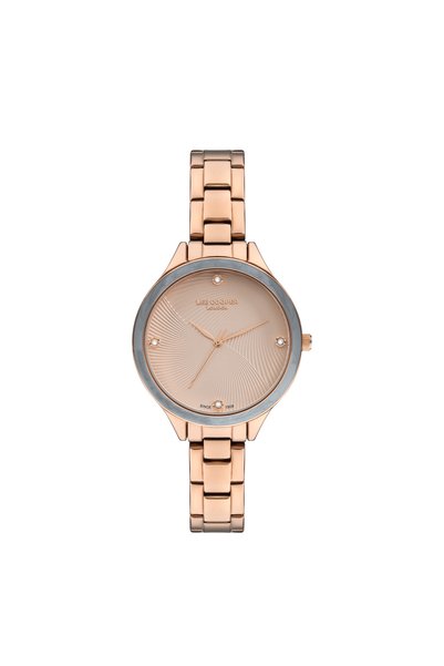 Women's Watch, Rose Gold Dial, Rose Gold Case, Rose Band, Quartz, 3Atm, Lc07389.410