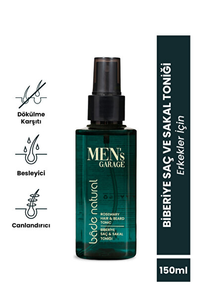 Men's Garage тоник за коса и брада од рузмарин, хранлив и хидратантен 150 ml