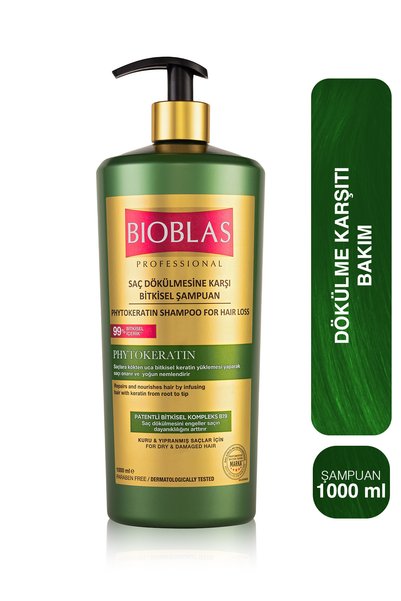 Repairing Care Anti-Hair Loss Phytokeratin Shampoo 1,000 ml - Keratin Care, Damaged Hair
