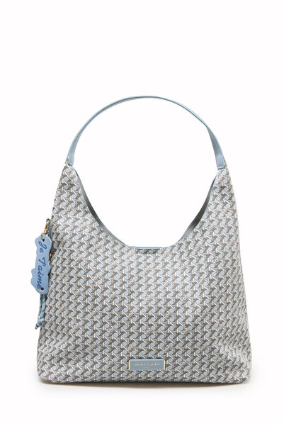 Limited Edition Blue Digital Monogram Women's Shoulder Bag 05Po25Y10702