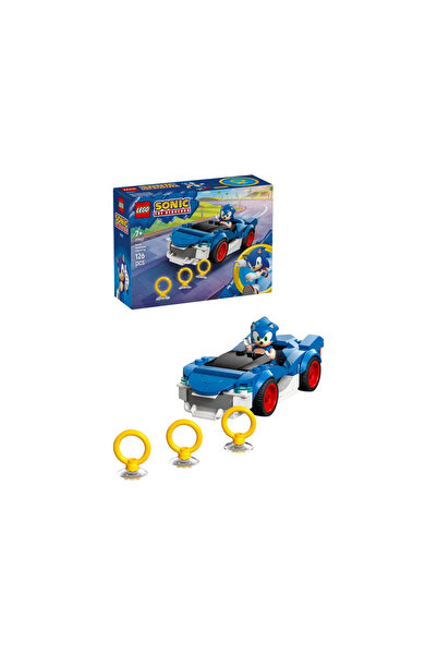 ® Sonic the Hedgehog™ Sonic: Lightning Car 77117 – 7+ креативен сет за градење играчки (126 парчиња)
