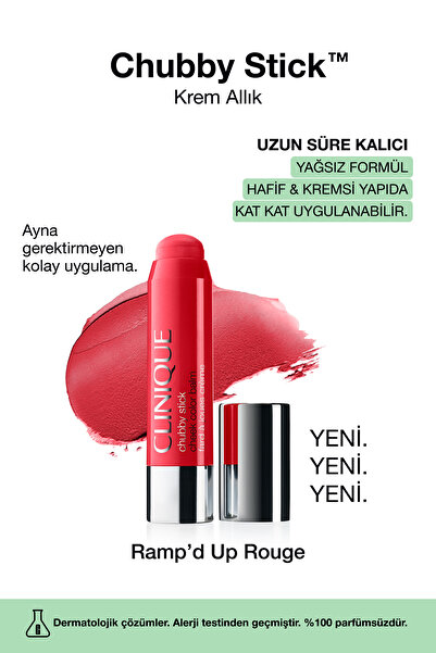 Chubby Stick™ Cheek кремасто руменило - Боја: Ramp'd Up Rouge 6g | Природен изглед, формула без масло