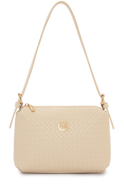 Beige Women's Hand and Shoulder Bag 05Fo26Y5104
