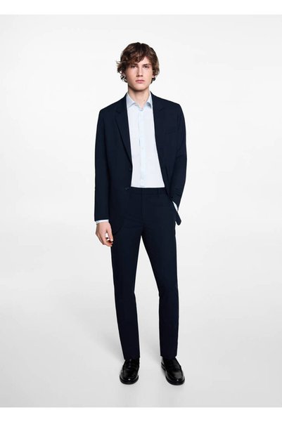 Shiny Blue Boy's Trousers 67010659