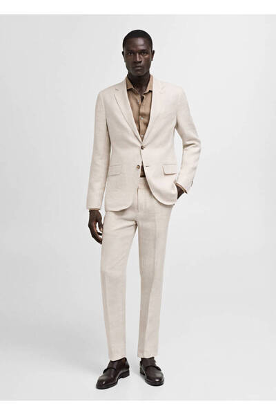 Beige Men's Trousers 77000589
