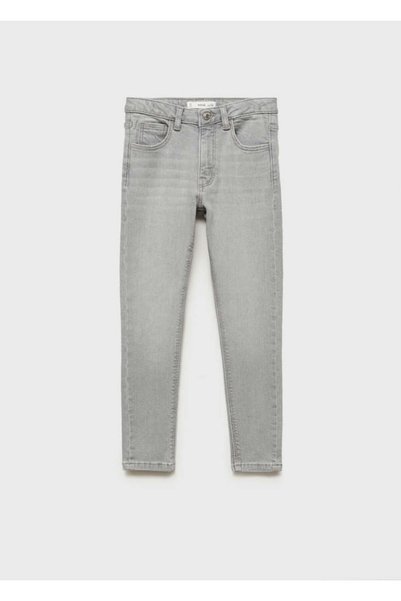 Gray Denim Girl's Jeans 87082539