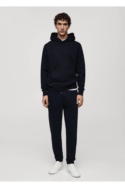 Navy Blue Men's Trousers 87070600