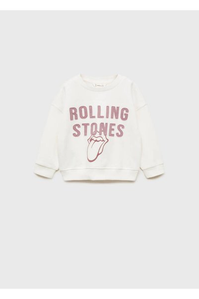 Broken White Baby Girl Sweatshirt 87010650