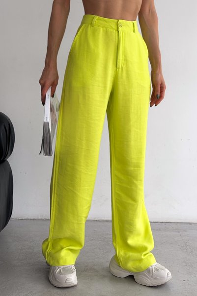 Women's New Season Modal Fabric Wide Leg High Waist Trousers