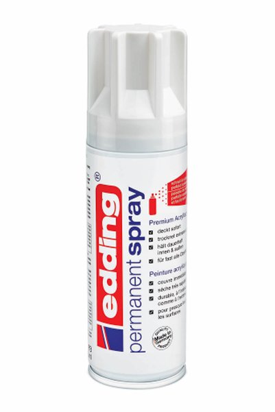 Permanent Acrylic Spray Traffic White Glossy 953