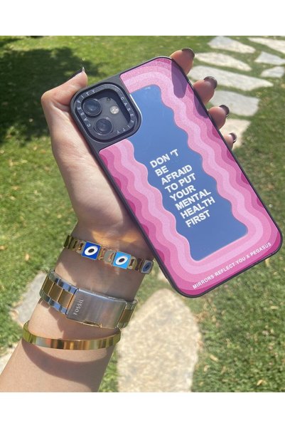 iPhone 15 Pro Max Compatible Mirrored Don'T Be Afraid Case