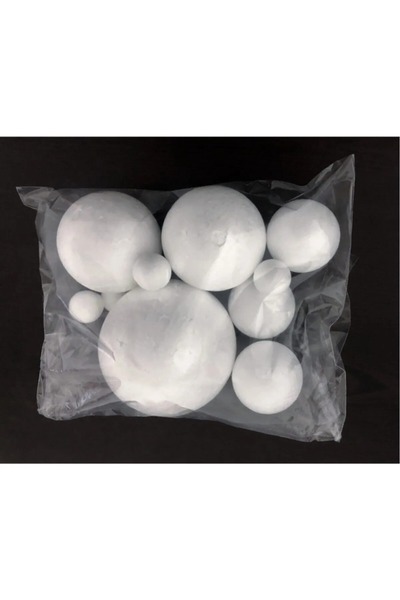 Solar-Planet System Set Styrofoam Foam Sphere Set 9 Pieces