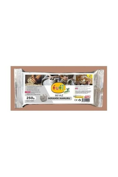Fufi White Ceramic Clay Plasticine 250 Gr
