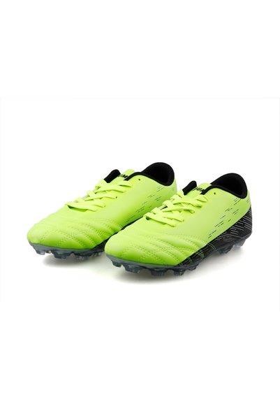 28221 E Neon Green Black Men's Turf Football Shoes 28221-E-NEON-GREEN-BLACK Green