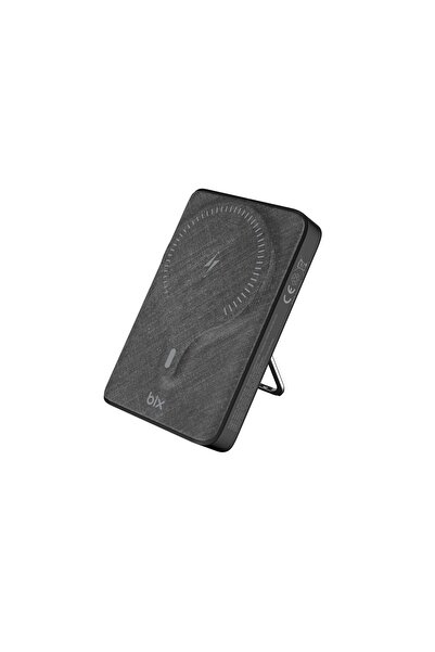 Pb105 10000mah со држач, Pd20w Type-c Usb-a 15w безжично брзо полнење, powerbank со LED индикатор