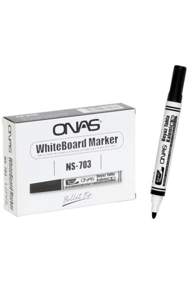 Onas Wooden Pen Black 12 Pieces
