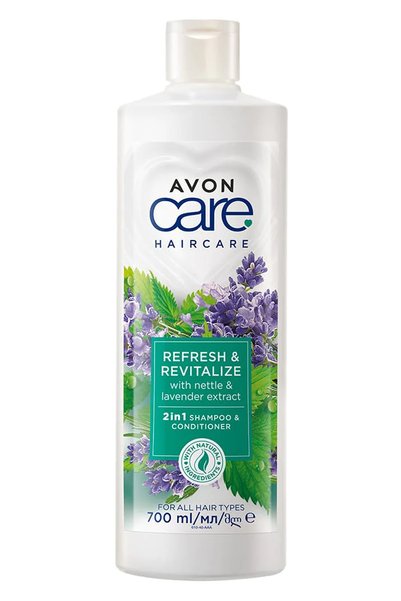 Care Shampoo and Conditioner Containing Nettle and Lavender Extracts 700 Ml.