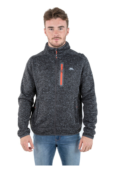 Fleece Sweatshirt - Stand Collar, Anthracite, Maflfln20004