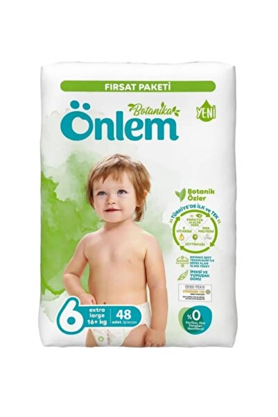 Botanika бебешки пелени економично пакување Extra Large 15+ големина 6, 48 парчиња
