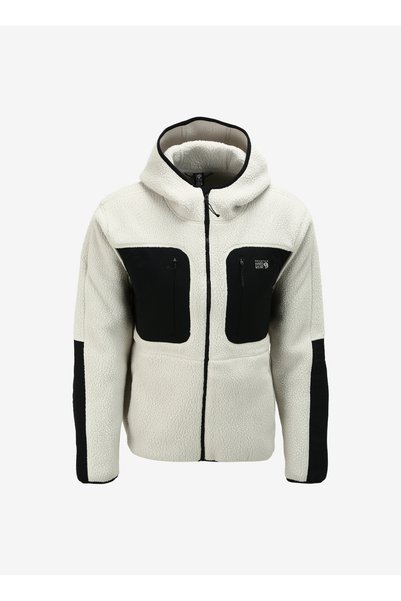 Gray Men's Hooded Collar Fleece Sweatshirt 2002931022_Om4479