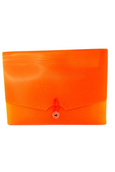 A4 Bellows File - Orange Color