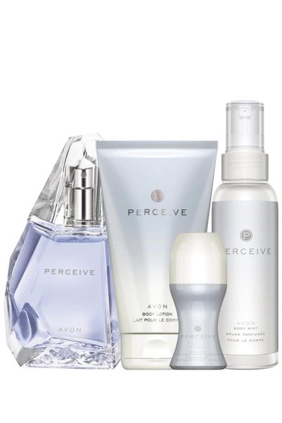 Perceive Women's Perfume Lotion Rollon and Body Spray Set