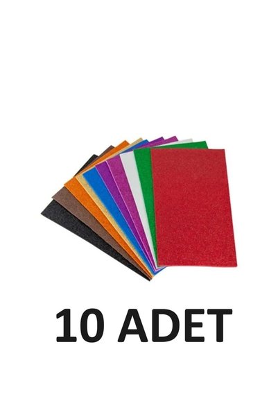 Ticon Quality Eva Sheet 10 Pack (A4) Glitter Mixed