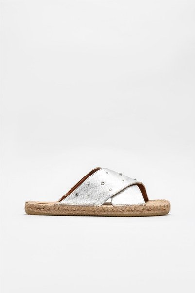 Lame Leather Women's Espadrilles