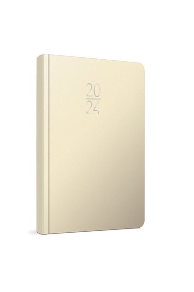 2024 Thread Stitched Hard Cover Daily Agenda 20x28 Cream 119-ECK