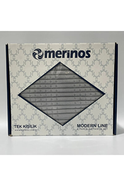 Сет од 2 ќебиња за еден кревет Modern Line - сиви