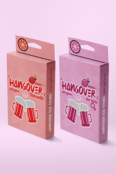 Mini Hangover сет од 2 дела - романтична игра со пиење за девојки