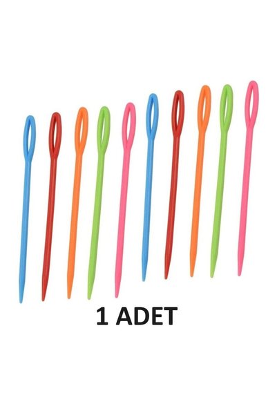 Plastic Needle 9 cm - Plastic Wool Needle, Educational Needle for Children 1 Piece