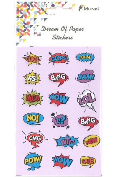 MUNIS Sticker (1 Page, Size A6)