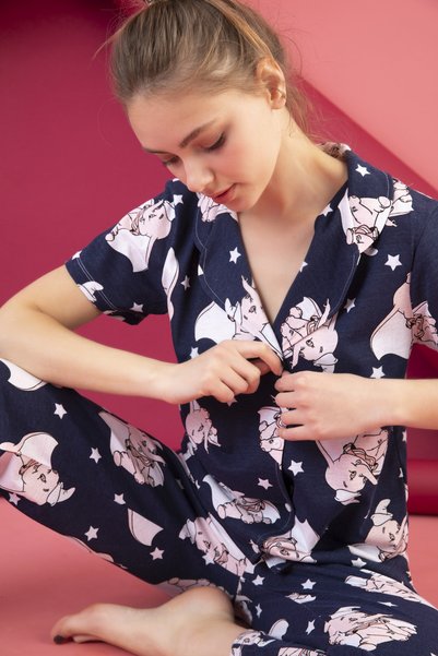BUTTONED PAJAMA SET