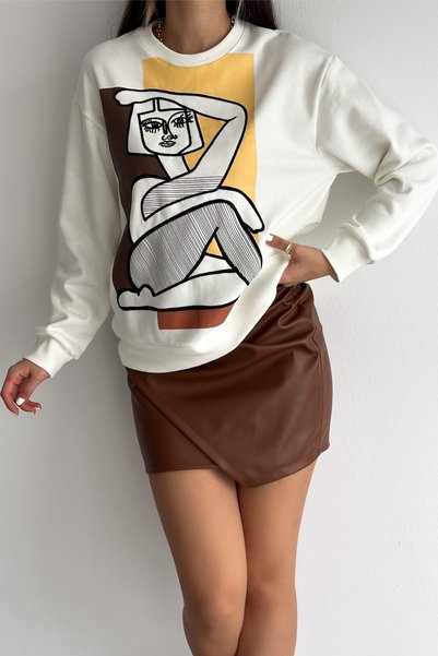 Embroidered - Cotton Inside Sweatshirt