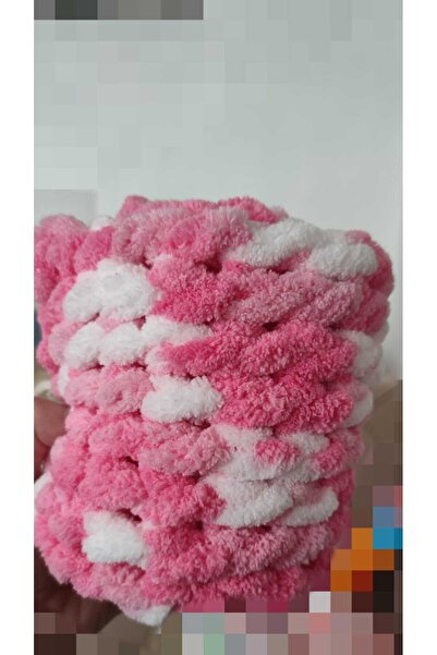 Шал Puffy 100% рачно плетен 150*17 cm, омилените бои на децата.