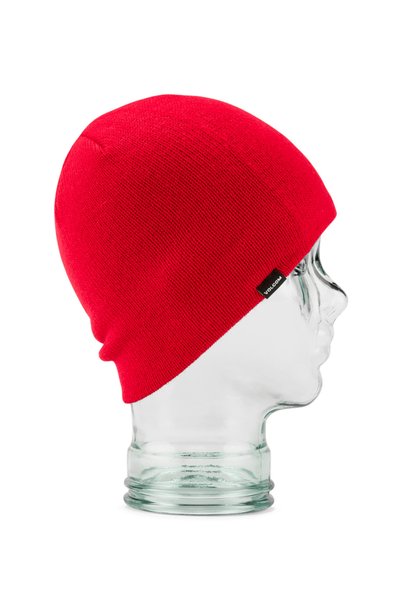 Red Men's Beanie Volcom Vco Skull Red Beanie