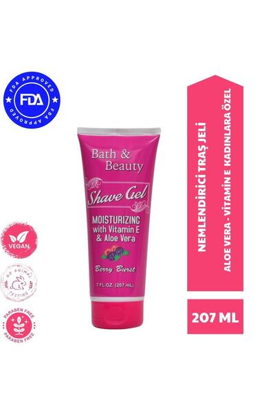 Bath&beauty гел за бричење за жени - против иритација - ултра чувствителен - гел за бричење што не пени 207 ml