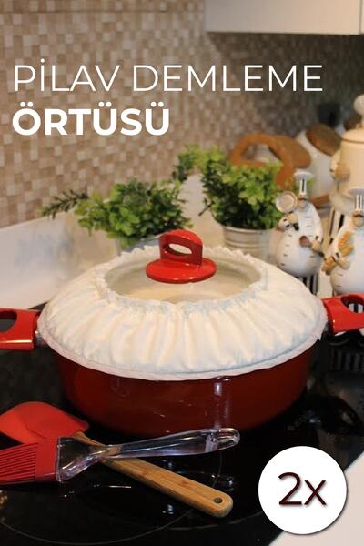 Капа за тенџере за динстање ориз, сет од 2 парчиња