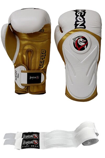 Tepito боксерски ракавици Muay Thai кик-бокс ракавици и завој сет од 2 парчиња
