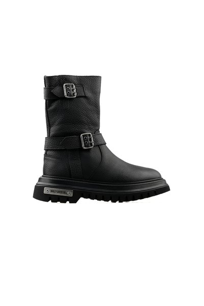 Sahara Women's Daily Boots 021Z100566-BLACK-PRINTED-LEATHER Black