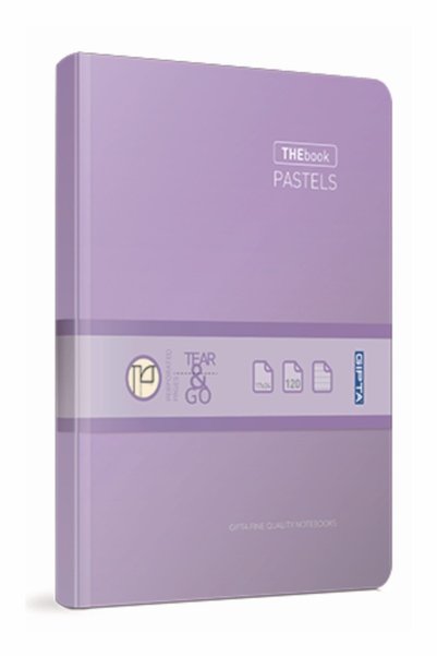 Thebook Pastels 14x20 120 Sheets Lined Thread Stitched Plastered Hard Cover Notebook