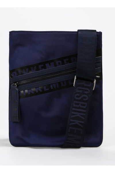 Navy Blue Men's 16X22X7 cm Messenger Bag Bkbo00286P