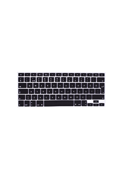 Силиконска заштита за Q тастатура, компатибилна со Macbook Air 13.3' A1466 - A1369, турски распоред