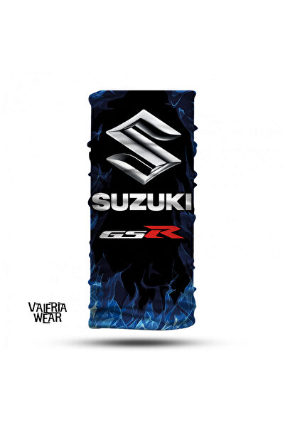 Марама за врат со дезен на Suzuki бандана лента за коса