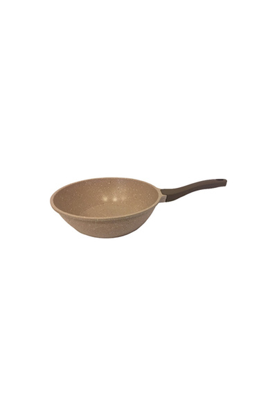Гранитна вок тава - визон - 28 cm