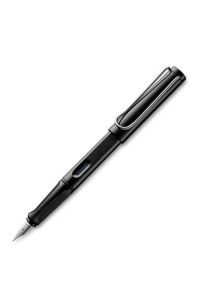 Safari Fountain Pen Metal Clip m Nib Black